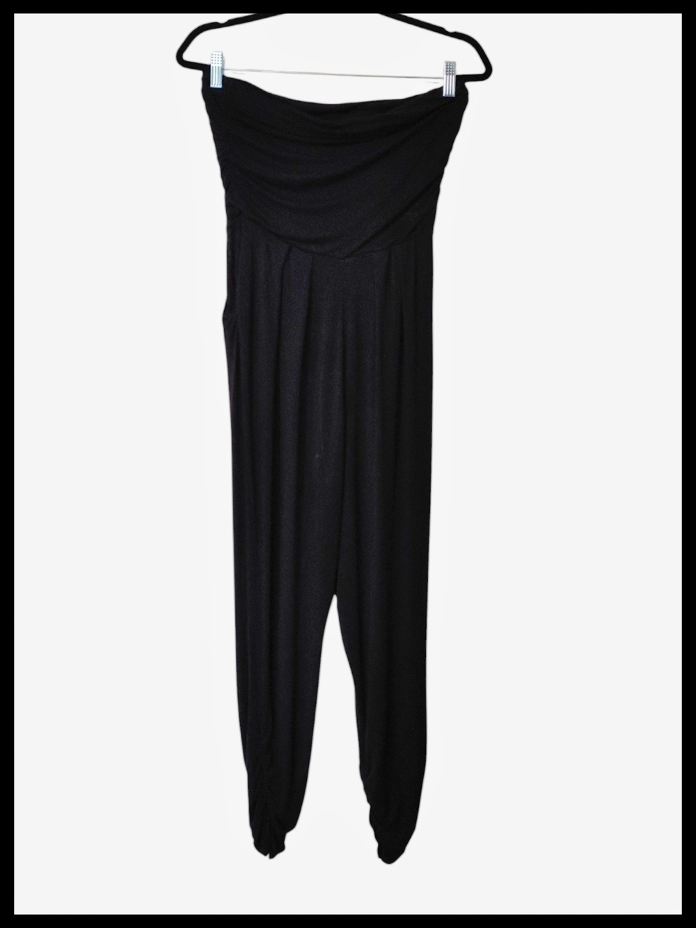 Strapless Black Women's Jumpsuit Heart & Hips